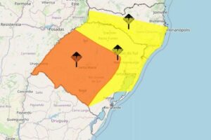 Inmet alerta para possíveis tempestades no Rio Grande do Sul