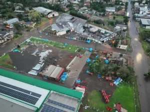 Microexplosão atinge São Luiz Gonzaga