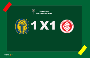Inter empata e está fora da Copa Sul-Americana