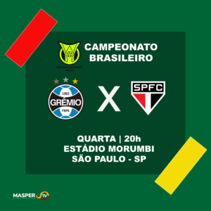 Grêmio enfrenta o São Paulo pelo Campeonato Brasileiro