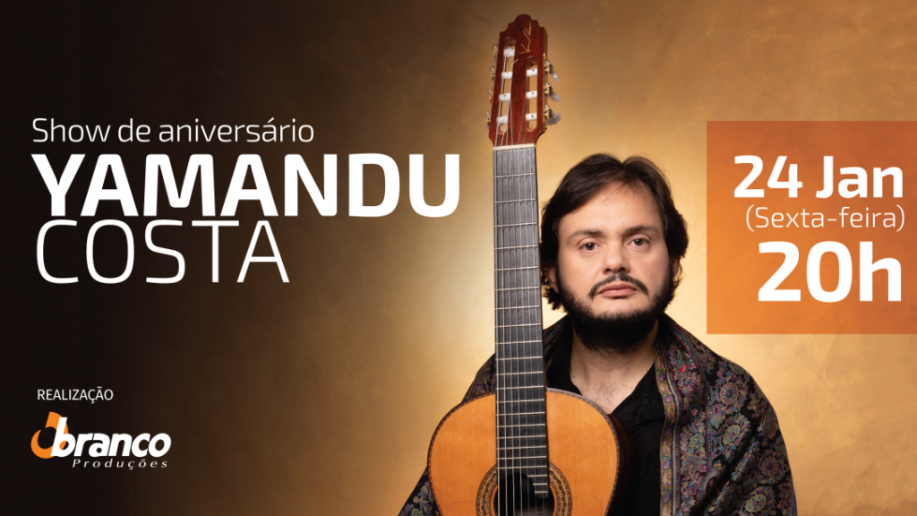 Agenda musical da semana: Yamandu Costa, Rafael Malenotti, Júpiter Day e mais
