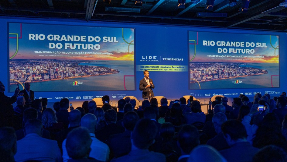Durante painel do Lide em Santa Catarina, Leite compartilha experiências do Rio Grande do Sul