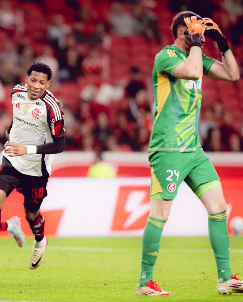 Com reservas, Inter perde para o Flamengo no Brasileirão