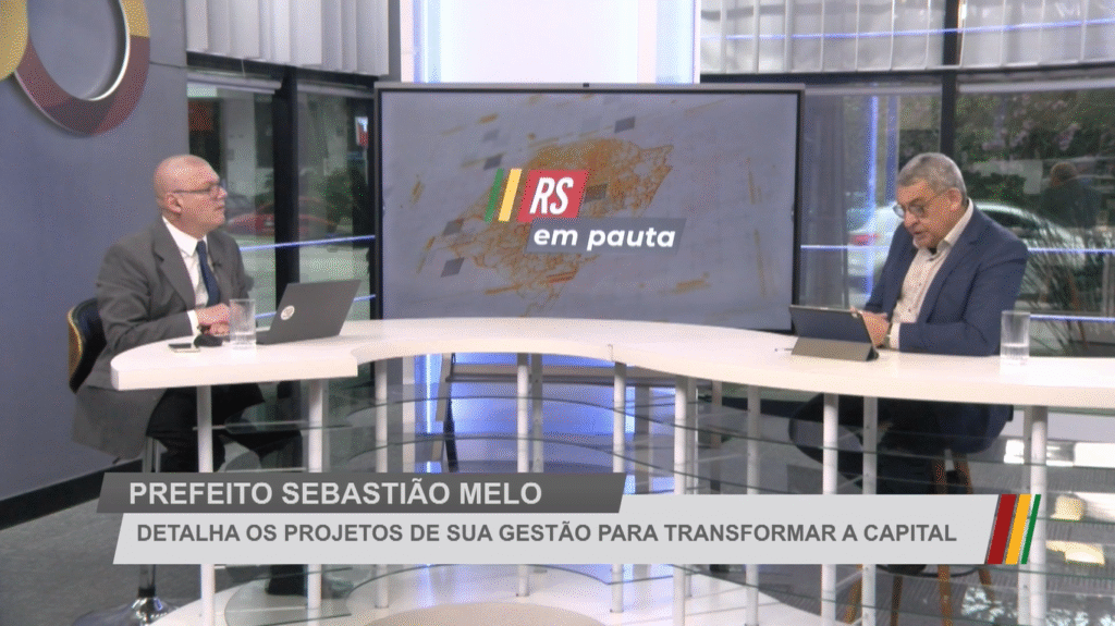 Prefeito Sebastião Melo participa de entrevista exclusiva na Masper TV