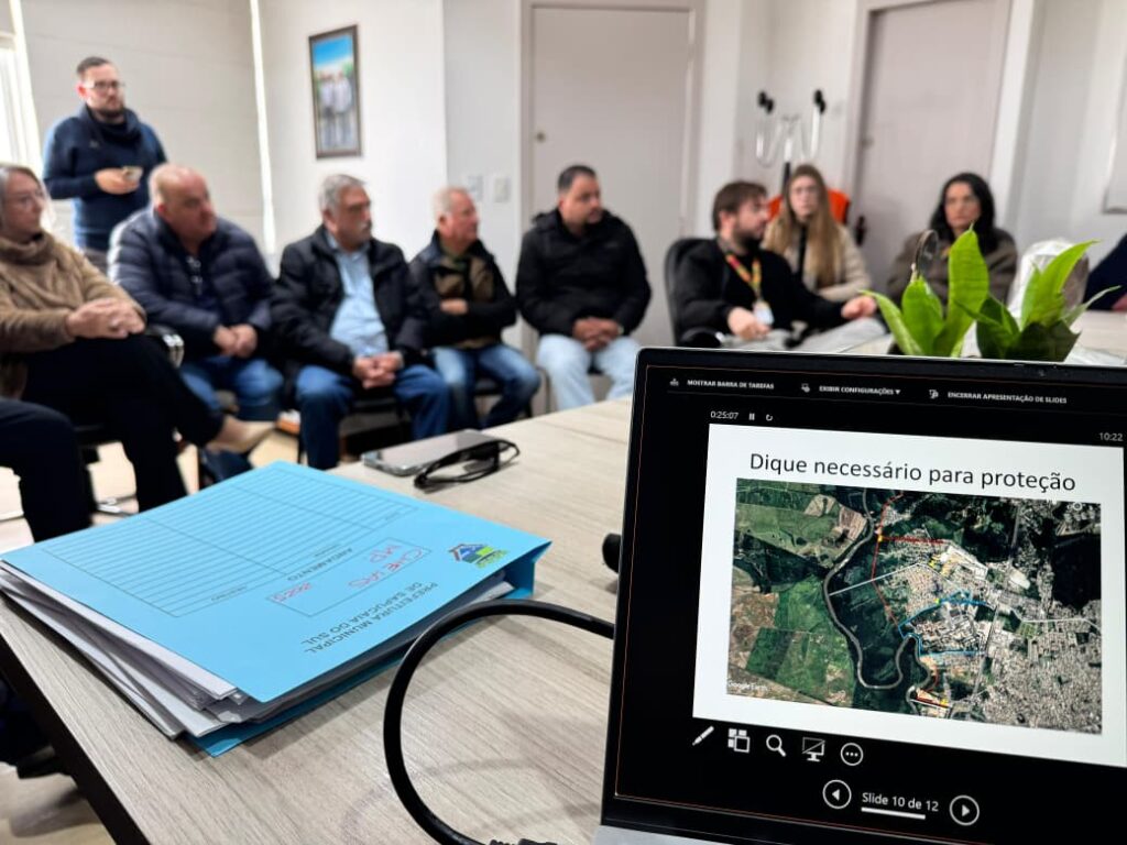 Prefeitura apresenta proposta de diques para áreas vulneráveis em Sapucaia do Sul