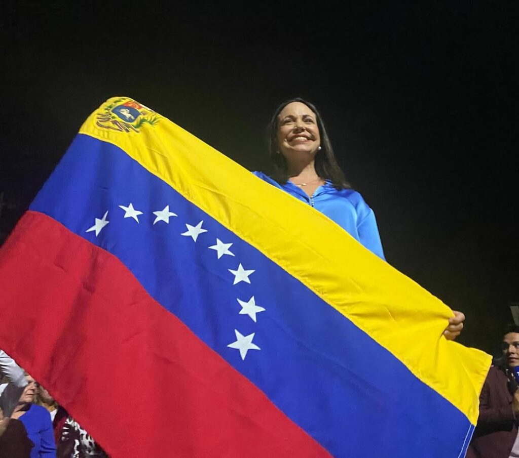 Maria Corina Machado recebe o Prêmio Nobel da Paz de 2025 por sua luta pela democracia na Venezuela