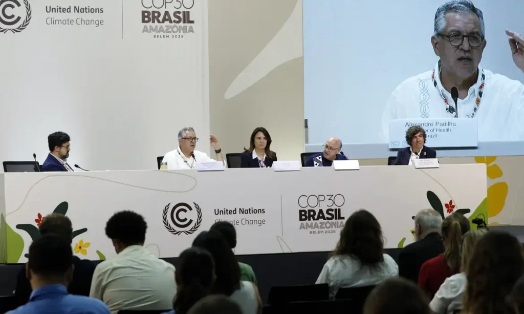 Brasil recebe doação internacional para ampliar plano de saúde climática na COP30