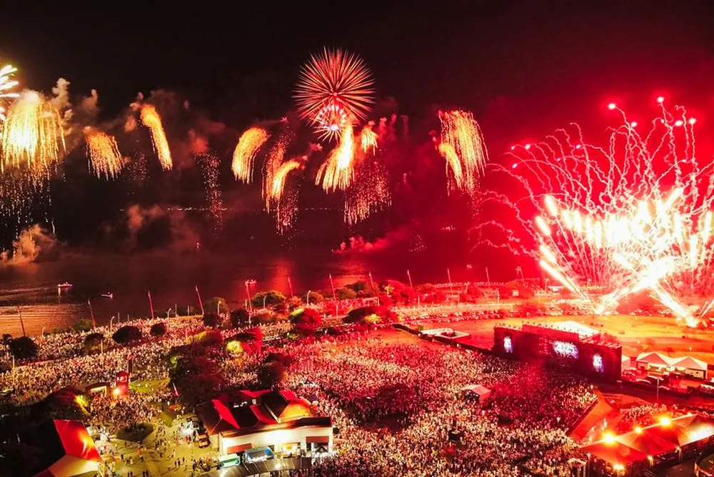 Porto Alegre terá megaevento de Réveillon 2026 com fogos e shows nacionais no Parque Harmonia