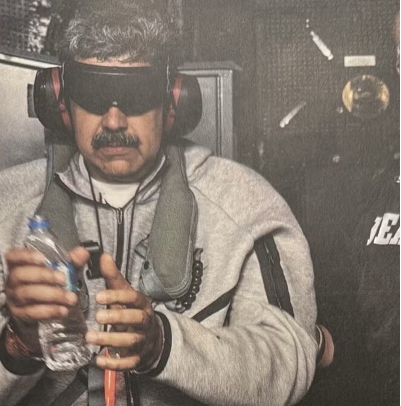 Trump divulga imagem de Maduro vendado após captura