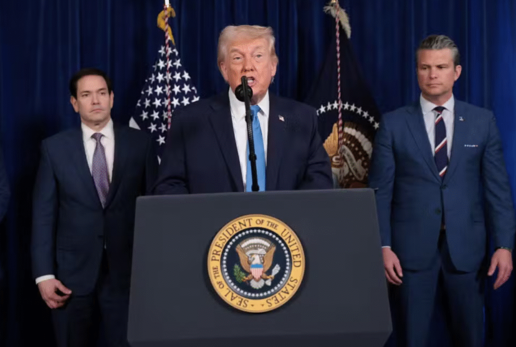 Trump diz que EUA vão “comandar” a Venezuela temporariamente após captura de Maduro