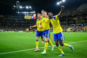 Suécia estreia com goleada sobre a Tunísia e mostra força para brigar por vaga no mata-mata da Copa